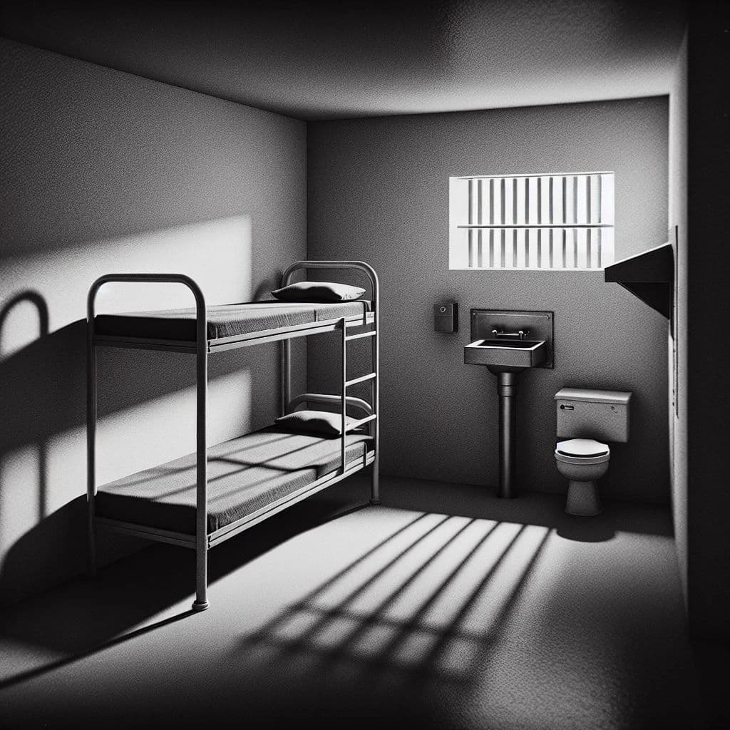Prison cell hallway